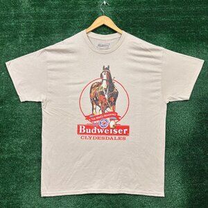 The World Renowned Budweiser Clydesdales T-Shirt Size Extra Large